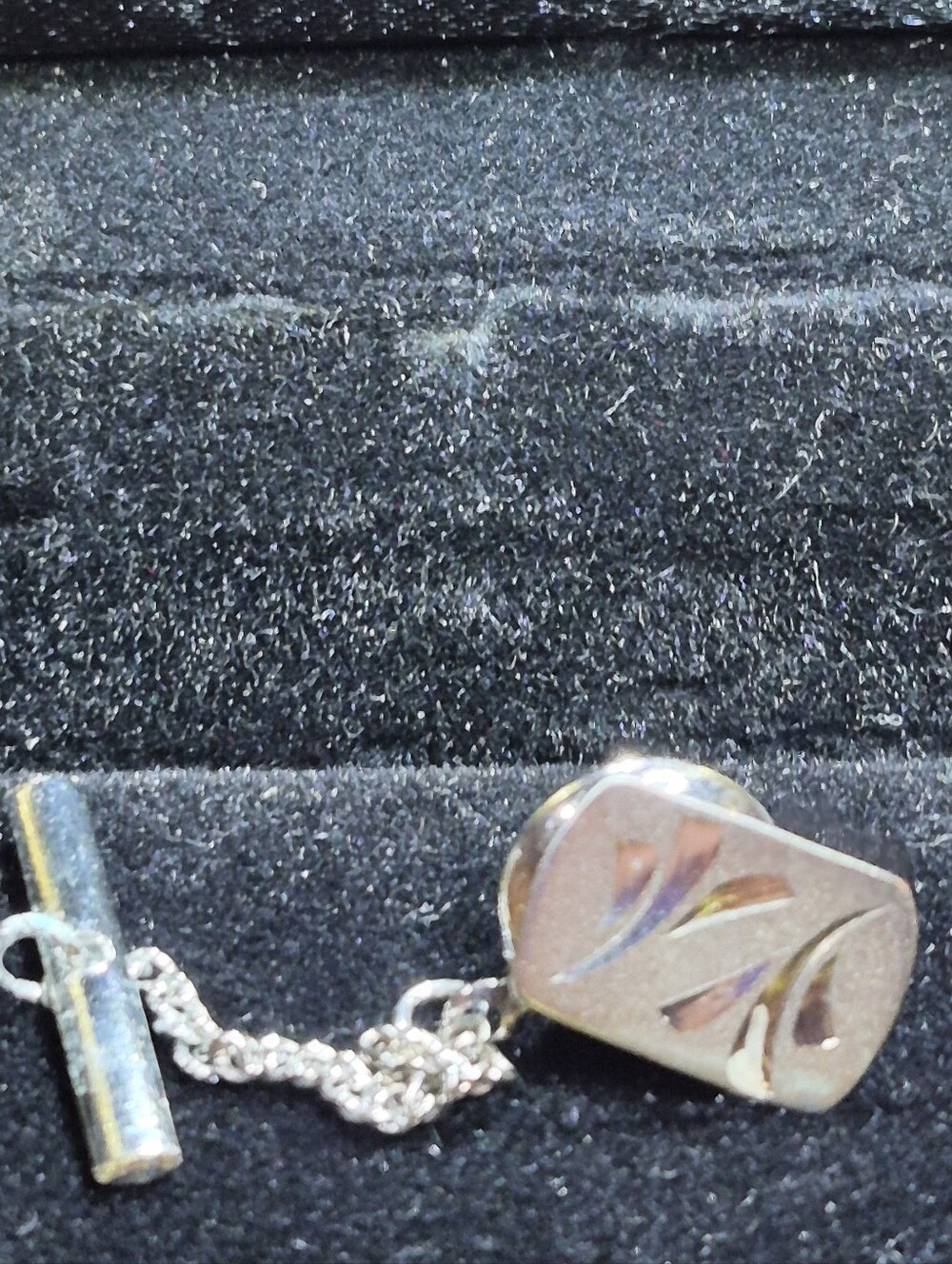 Vintage Anson Sterling Silver Men's Tie Tack Pin